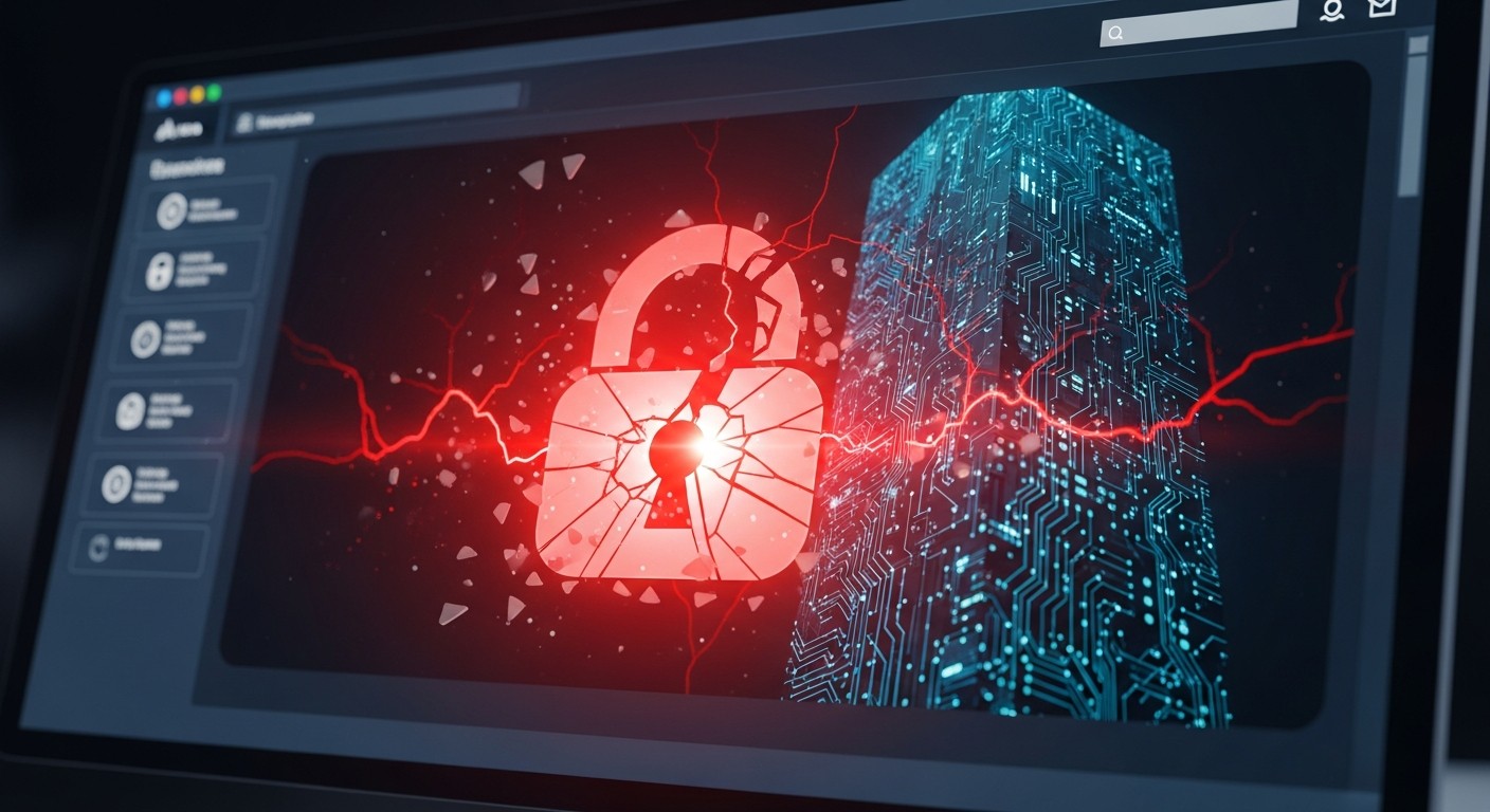 A computer screen showing a padlock and shield icon, representing SSL protection.